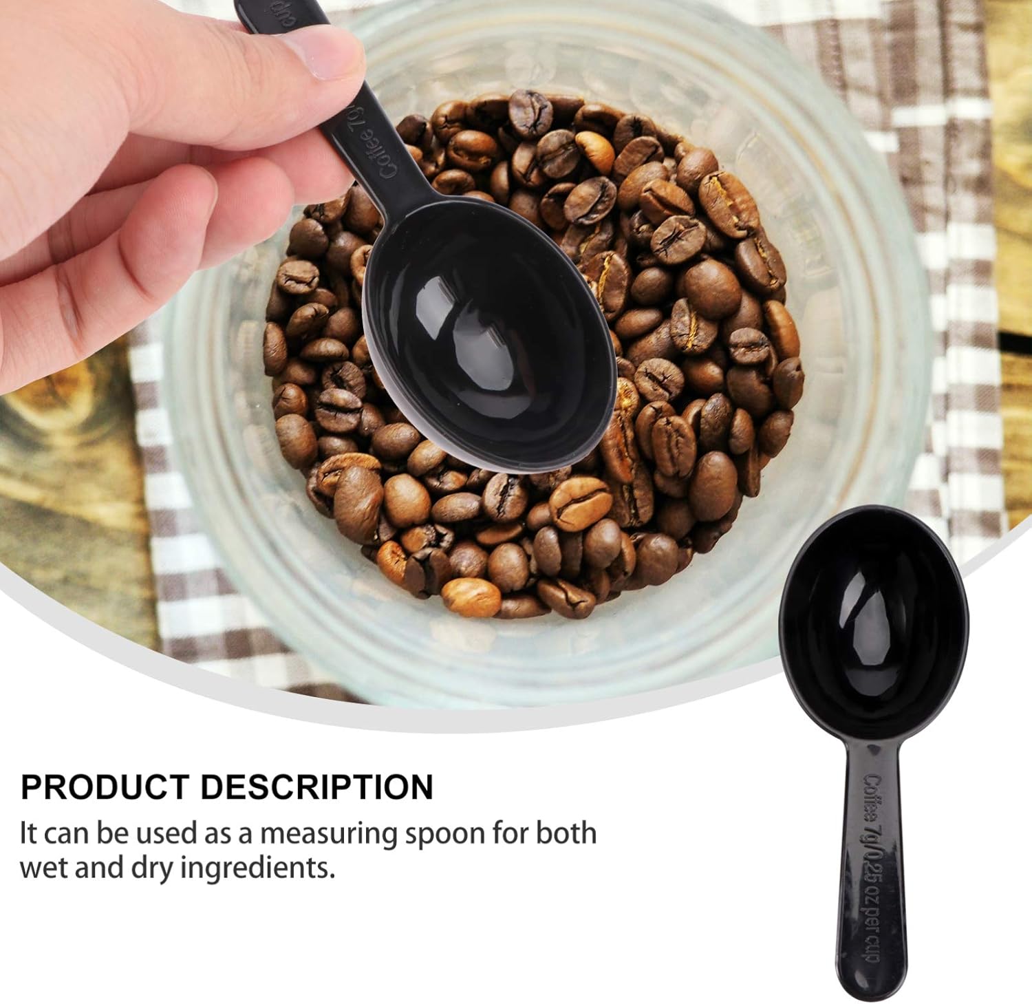 12Pcs Plastic Coffee Measuring - огляд і ціна Sugar Scrub Coffee