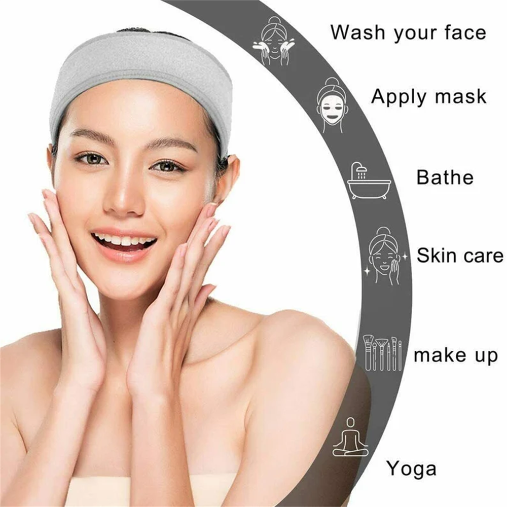 Spa Facial Headband Make Up Sh - огляд і ціна Hair Spa Wellness