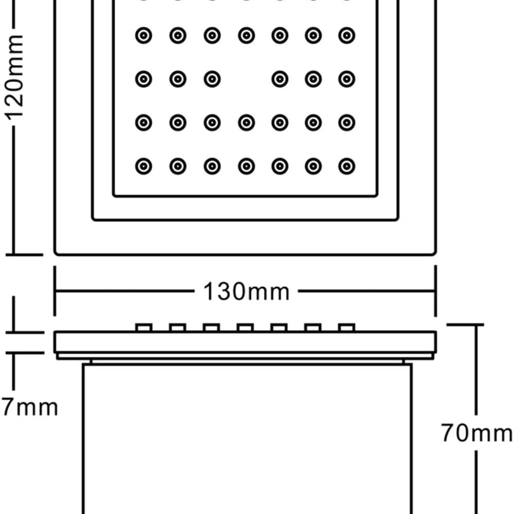 4-Piece Solid Brass Square Sho - огляд і ціна Spa & Wellness Hotel Diament Ustroń Opinie