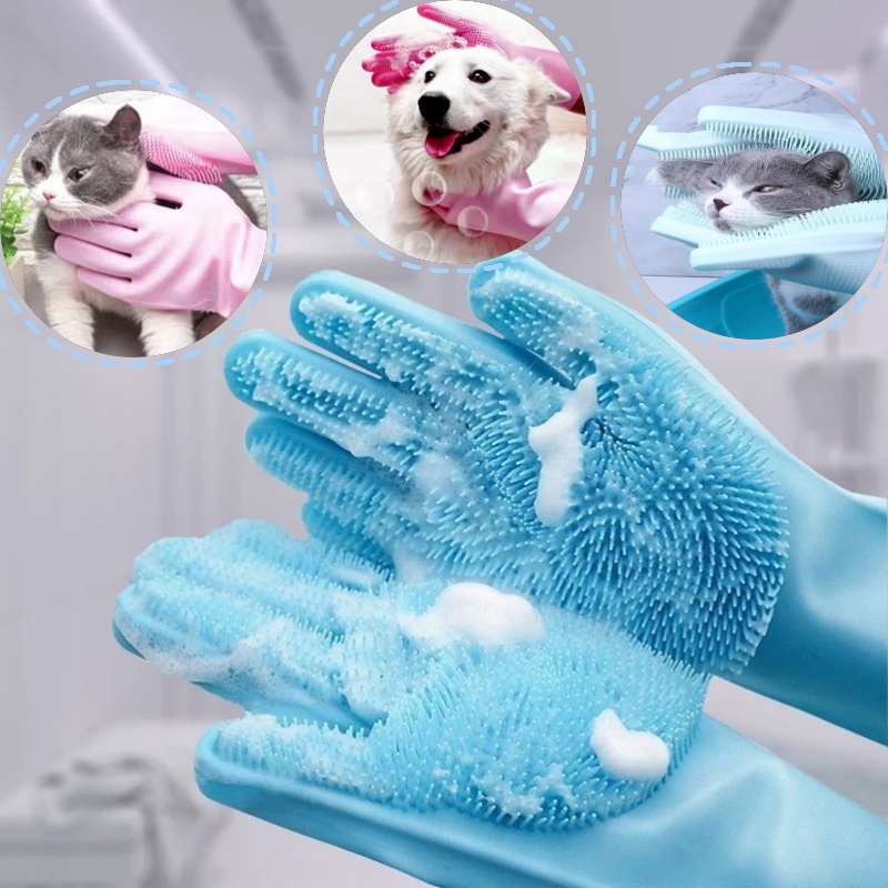 Pet Grooming Gloves for Dogs A - огляд і ціна Hair Spa Wellness