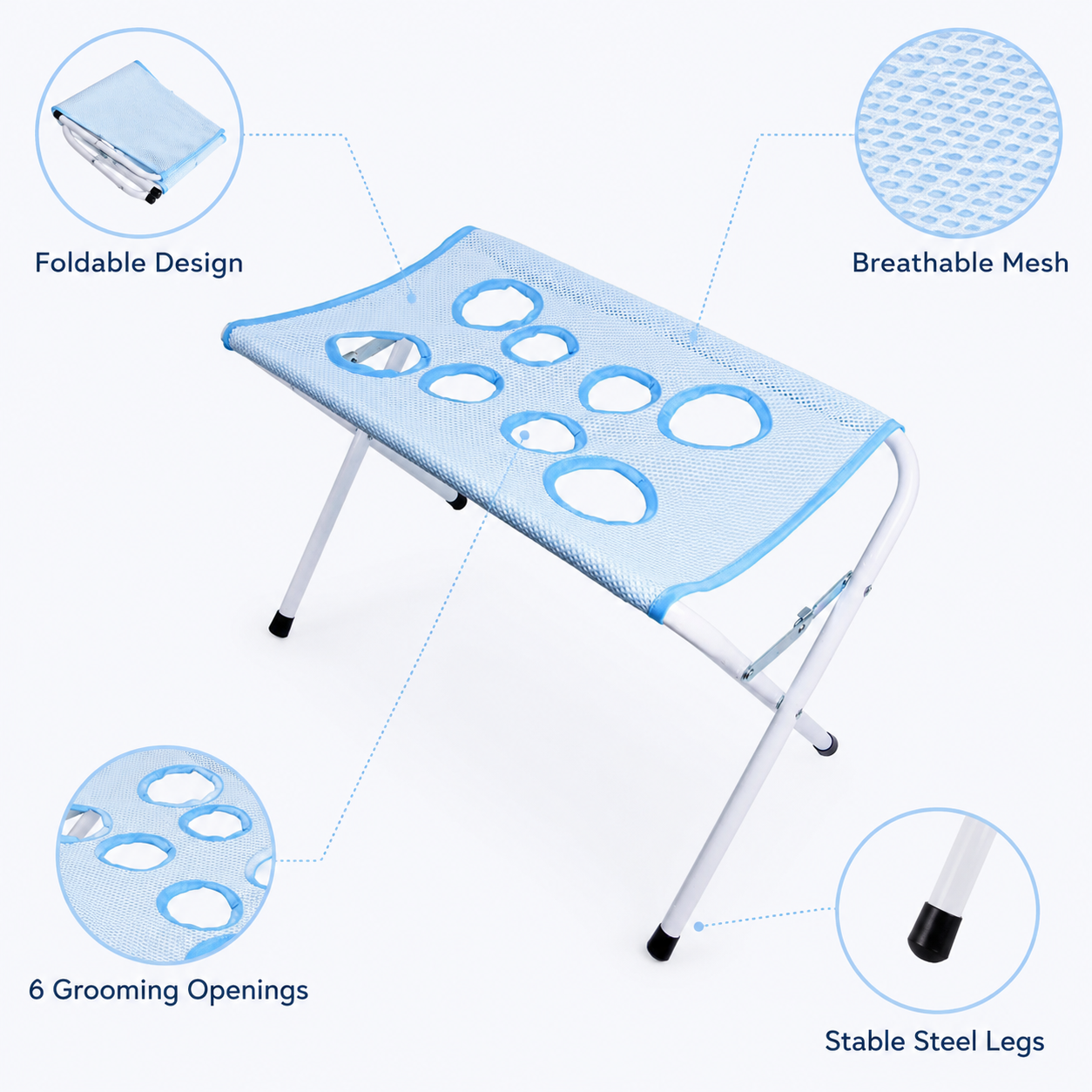 Foldable Pet Grooming Table Ad - огляд і ціна Hair Spa Wellness
