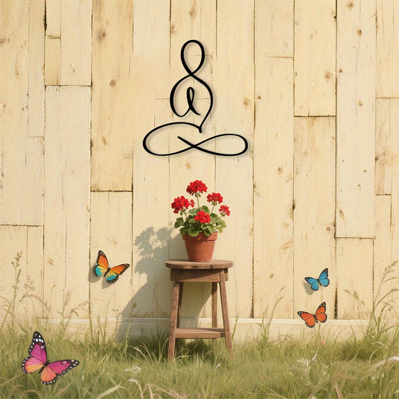 1pc Metal Wall Art for Wellnes - огляд і ціна Spa Wellness Yoga